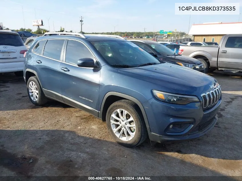 2019 Jeep Cherokee Latitude Fwd VIN: 1C4PJLCB8KD373535 Lot: 40627765