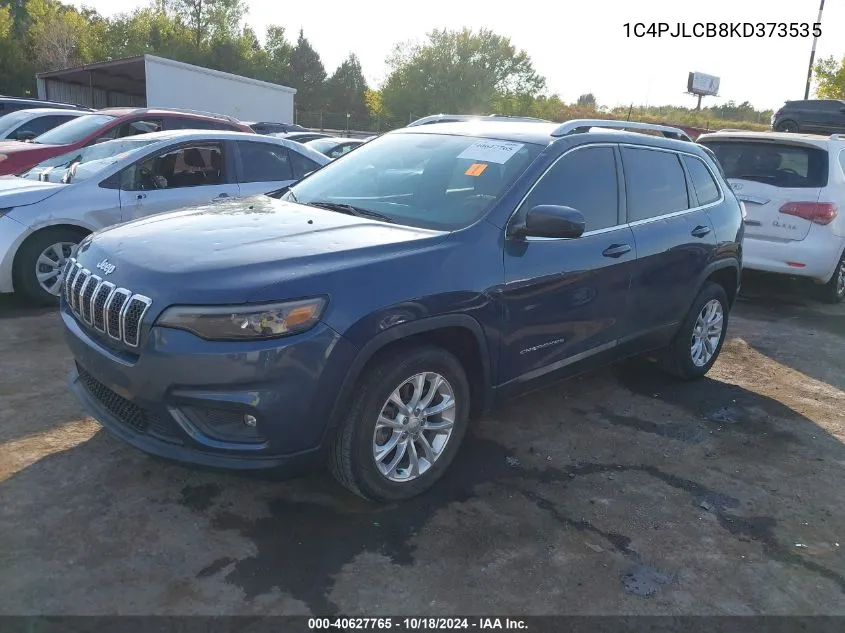 2019 Jeep Cherokee Latitude Fwd VIN: 1C4PJLCB8KD373535 Lot: 40627765