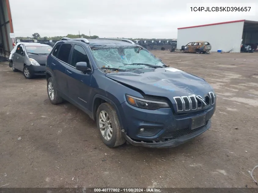 2019 Jeep Cherokee Latitude Fwd VIN: 1C4PJLCB5KD396657 Lot: 40777802