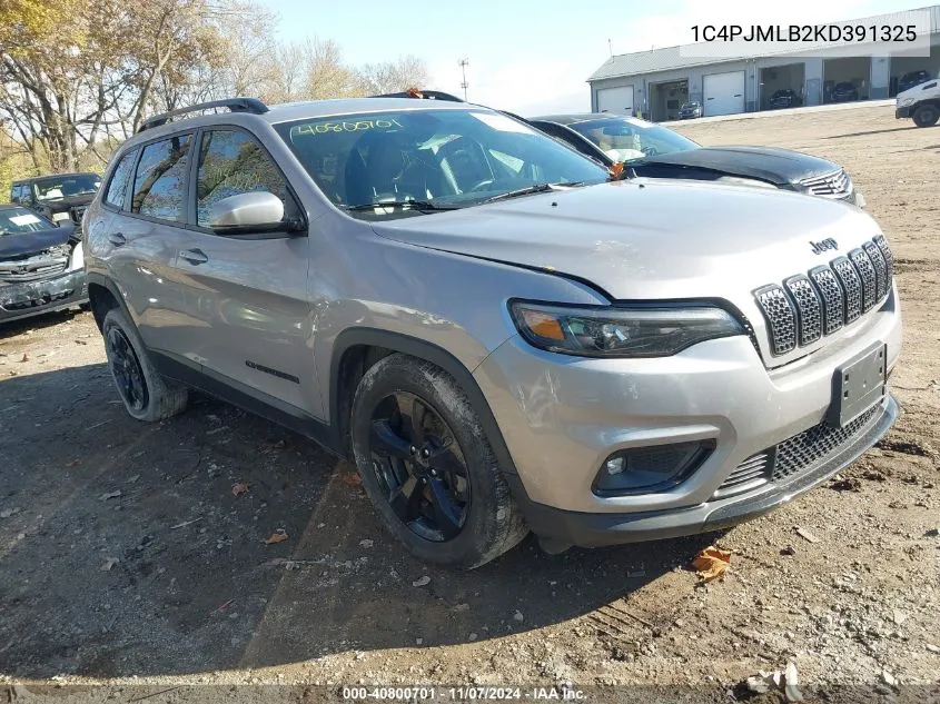 2019 Jeep Cherokee Altitude 4X4 VIN: 1C4PJMLB2KD391325 Lot: 40800701