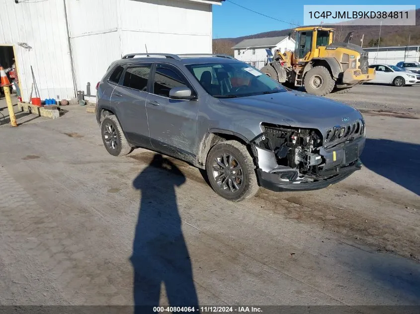 1C4PJMLB9KD384811 2019 Jeep Cherokee Latitude Plus 4X4