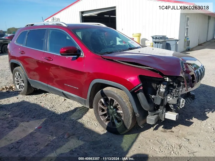 2019 Jeep Cherokee Latitude Plus Fwd VIN: 1C4PJLLX3KD263018 Lot: 40863357