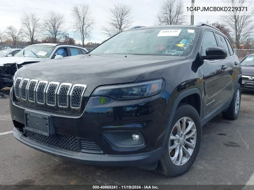 2019 Jeep Cherokee Latitude 4X4 VIN: 1C4PJMCB0KD229371 Lot: 40865241