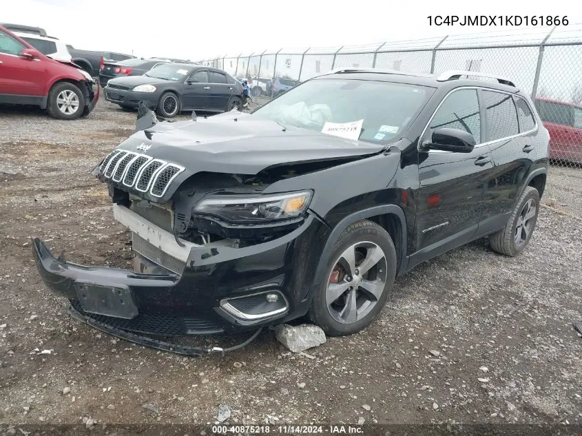 2019 Jeep Cherokee Limited 4X4 VIN: 1C4PJMDX1KD161866 Lot: 40875218