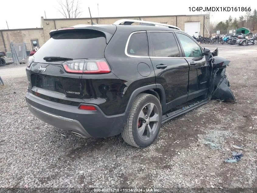 2019 Jeep Cherokee Limited 4X4 VIN: 1C4PJMDX1KD161866 Lot: 40875218