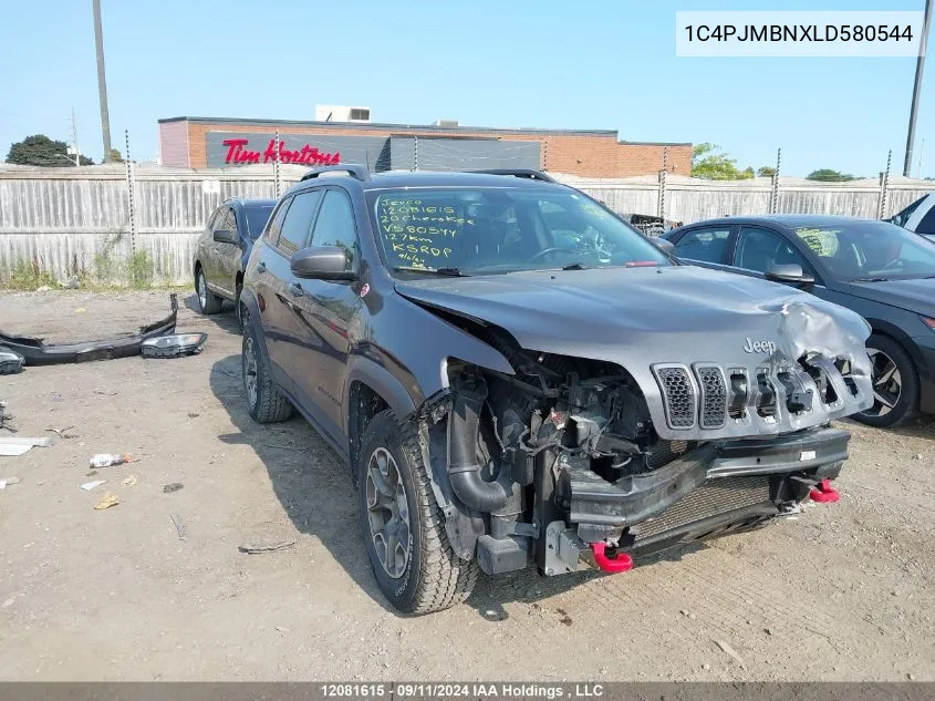 2020 Jeep Cherokee VIN: 1C4PJMBNXLD580544 Lot: 12081615