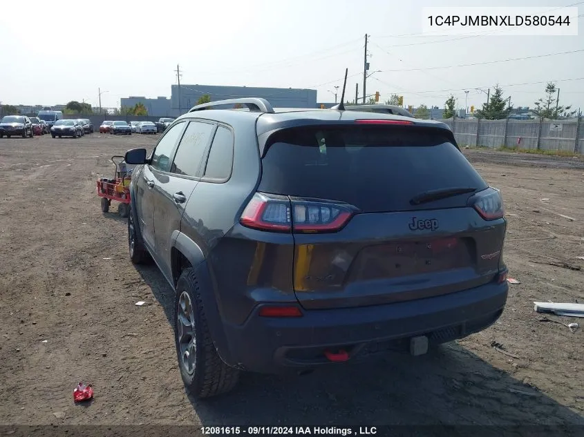 2020 Jeep Cherokee VIN: 1C4PJMBNXLD580544 Lot: 12081615