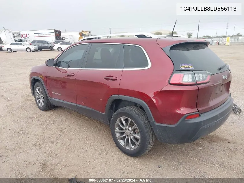 2020 Jeep Cherokee Latitude Plus Fwd VIN: 1C4PJLLB8LD556113 Lot: 38862187