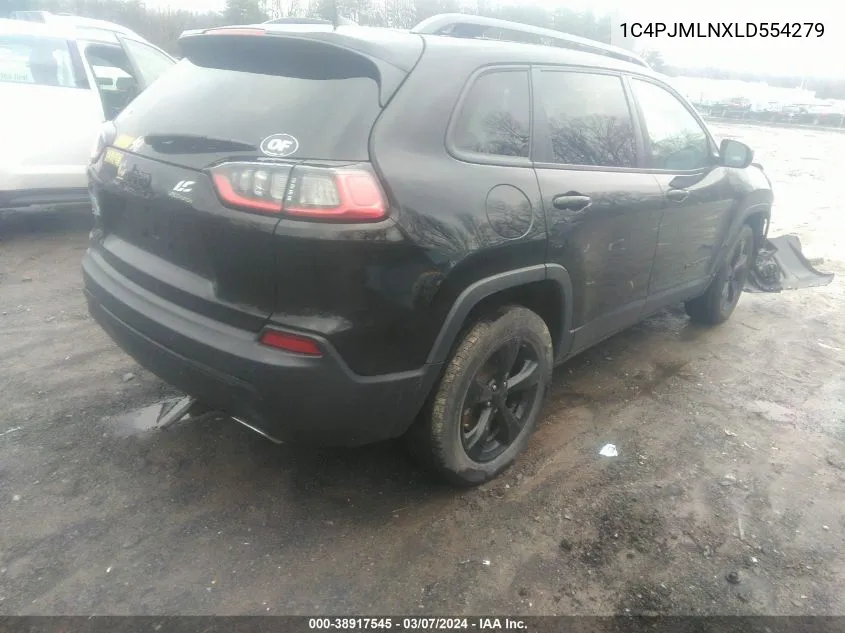 2020 Jeep Cherokee Altitude 4X4 VIN: 1C4PJMLNXLD554279 Lot: 38917545