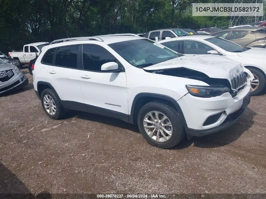 2020 Jeep Cherokee Latitude 4X4 VIN: 1C4PJMCB3LD582172 Lot: 39578237