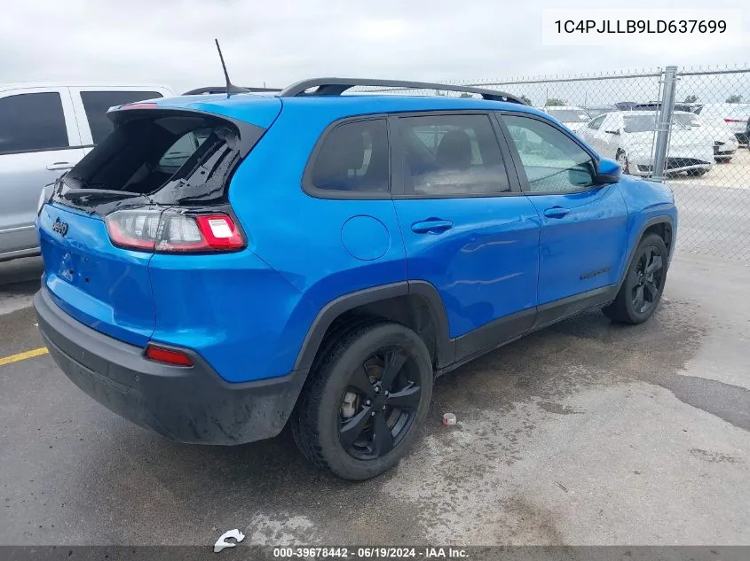 1C4PJLLB9LD637699 2020 Jeep Cherokee Altitude Fwd