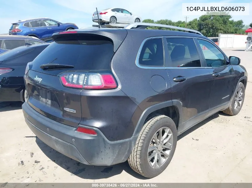 2020 Jeep Cherokee Latitude Plus Fwd VIN: 1C4PJLLBXLD606073 Lot: 39738426