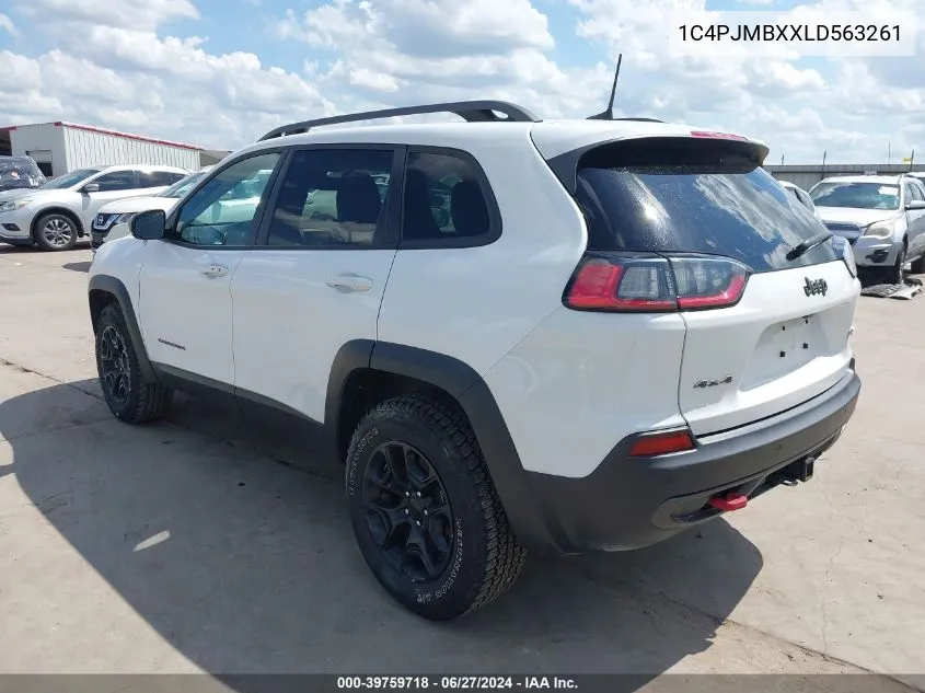 1C4PJMBXXLD563261 2020 Jeep Cherokee Trailhawk 4X4