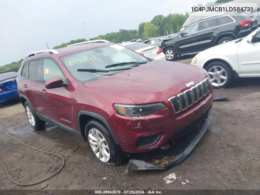 2020 Jeep Cherokee Latitude 4X4 VIN: 1C4PJMCB1LD584731 Lot: 39942678