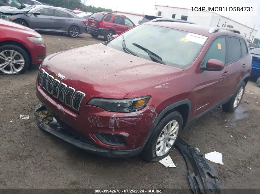 2020 Jeep Cherokee Latitude 4X4 VIN: 1C4PJMCB1LD584731 Lot: 39942678