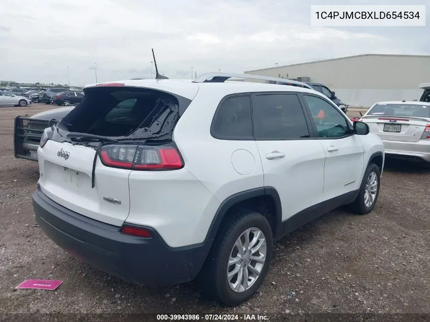 1C4PJMCBXLD654534 2020 Jeep Cherokee Latitude 4X4