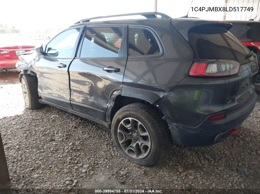 1C4PJMBX8LD517749 2020 Jeep Cherokee Trailhawk