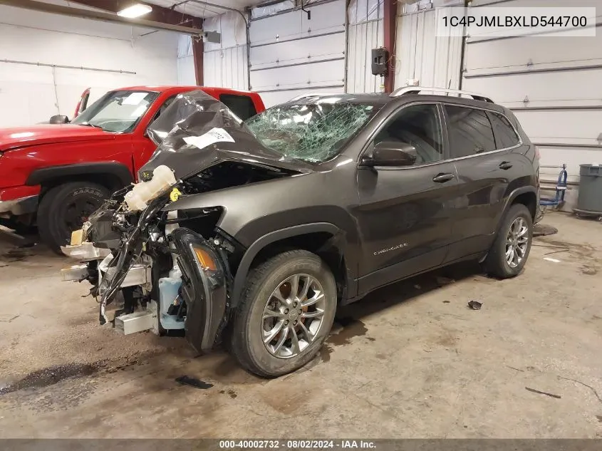 2020 Jeep Cherokee Latitude Plus 4X4 VIN: 1C4PJMLBXLD544700 Lot: 40002732