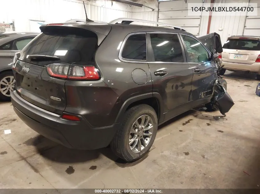 1C4PJMLBXLD544700 2020 Jeep Cherokee Latitude Plus 4X4