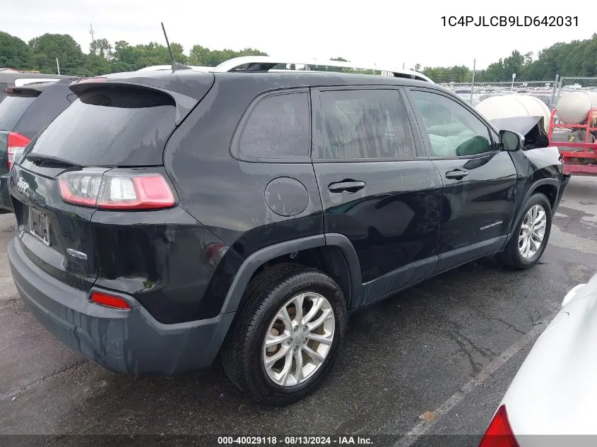 2020 Jeep Cherokee Latitude Fwd VIN: 1C4PJLCB9LD642031 Lot: 40029118