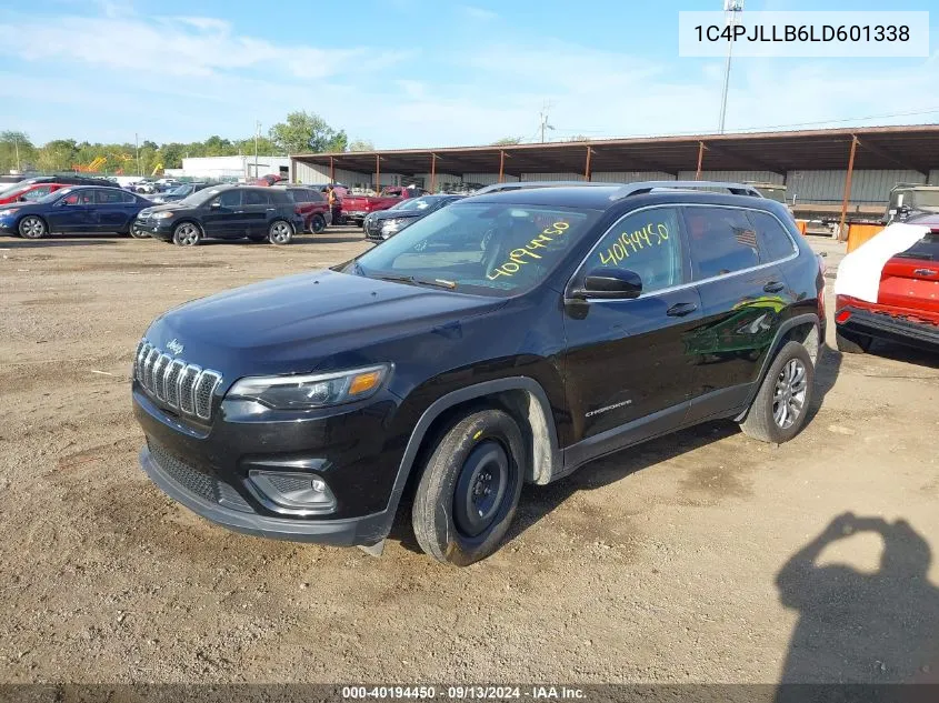 2020 Jeep Cherokee Latitude Plus Fwd VIN: 1C4PJLLB6LD601338 Lot: 40194450