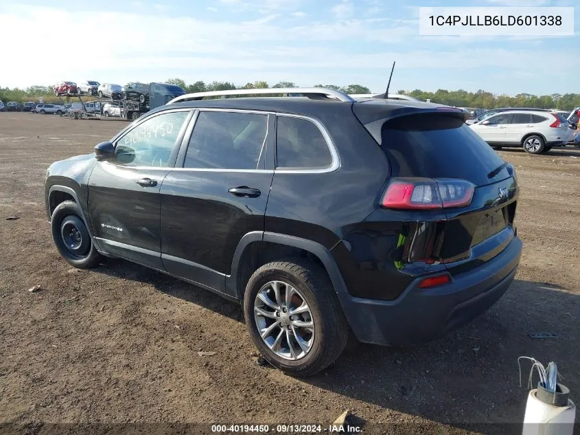 2020 Jeep Cherokee Latitude Plus Fwd VIN: 1C4PJLLB6LD601338 Lot: 40194450