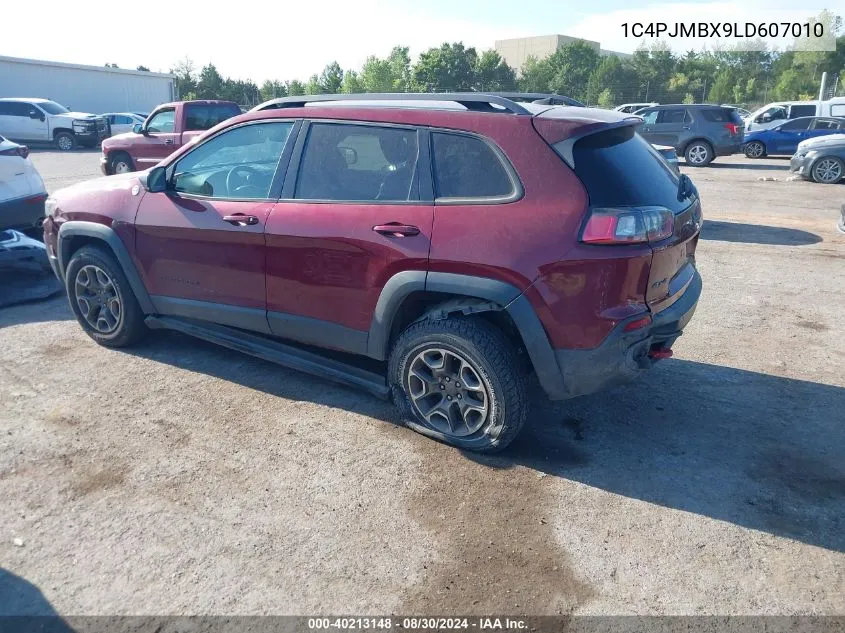 1C4PJMBX9LD607010 2020 Jeep Cherokee Trailhawk 4X4