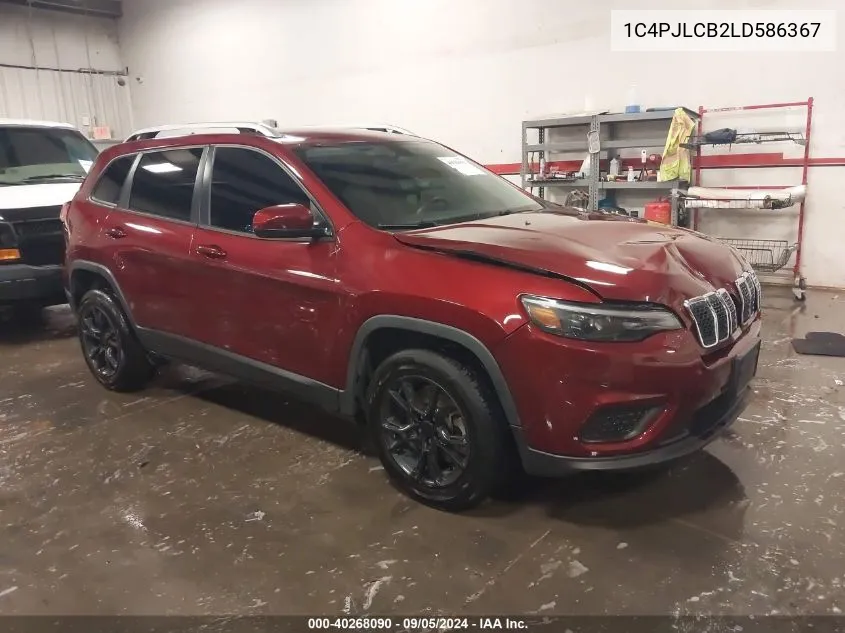 2020 Jeep Cherokee Latitude Fwd VIN: 1C4PJLCB2LD586367 Lot: 40268090