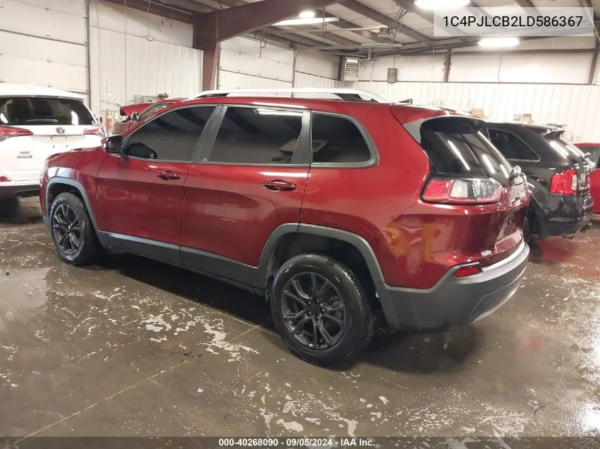 2020 Jeep Cherokee Latitude Fwd VIN: 1C4PJLCB2LD586367 Lot: 40268090