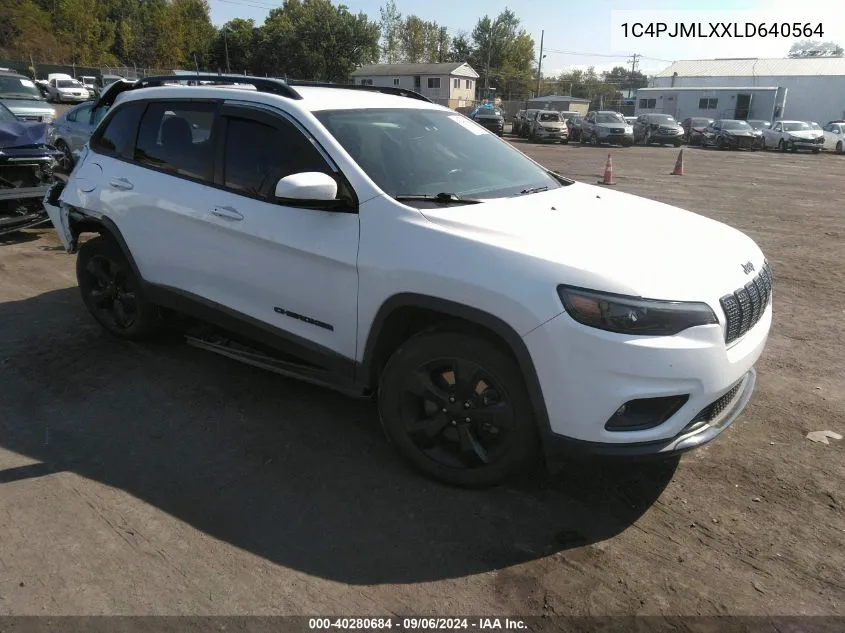 2020 Jeep Cherokee Altitude 4X4 VIN: 1C4PJMLXXLD640564 Lot: 40280684