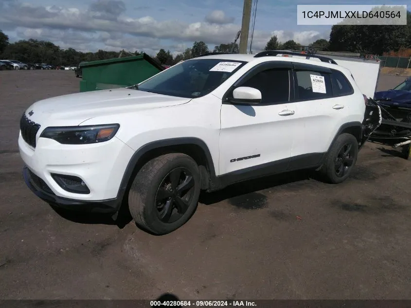 2020 Jeep Cherokee Altitude 4X4 VIN: 1C4PJMLXXLD640564 Lot: 40280684