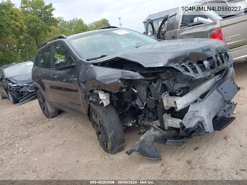 2020 Jeep Cherokee Altitude 4X4 VIN: 1C4PJMLN4LD550227 Lot: 40293006