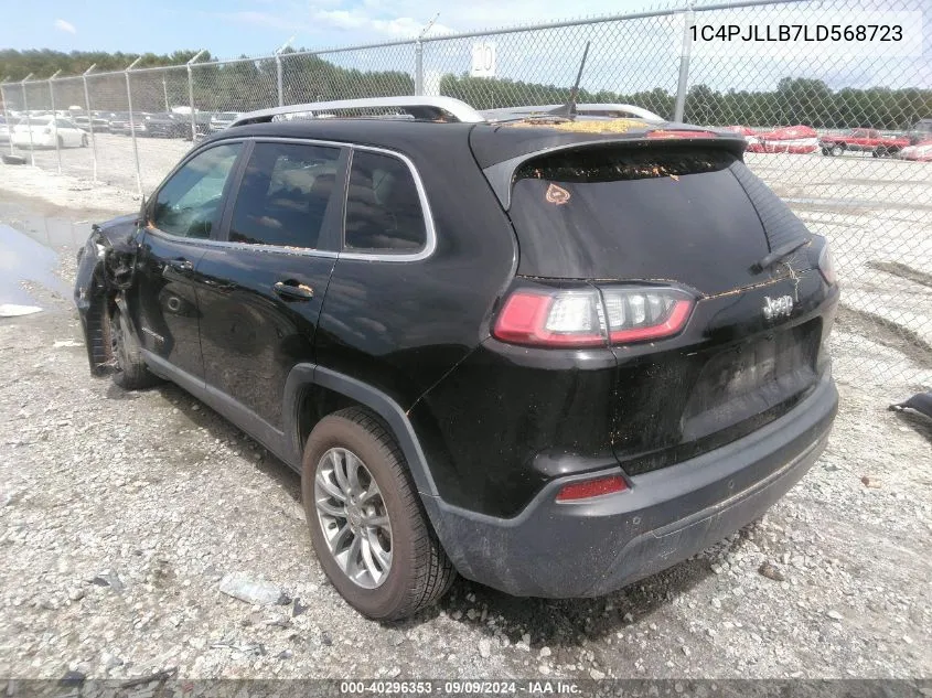 2020 Jeep Cherokee Latitude Plus Fwd VIN: 1C4PJLLB7LD568723 Lot: 40296353