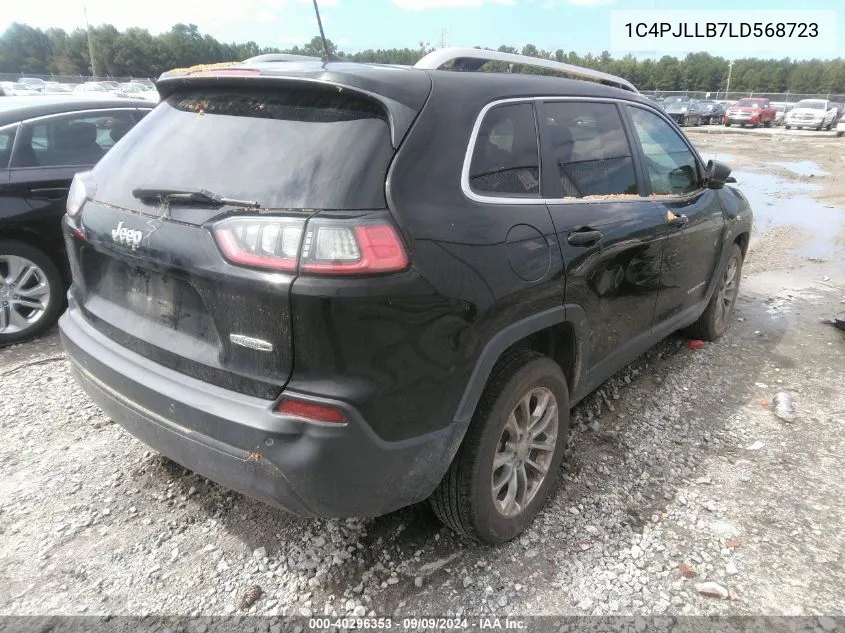 2020 Jeep Cherokee Latitude Plus Fwd VIN: 1C4PJLLB7LD568723 Lot: 40296353