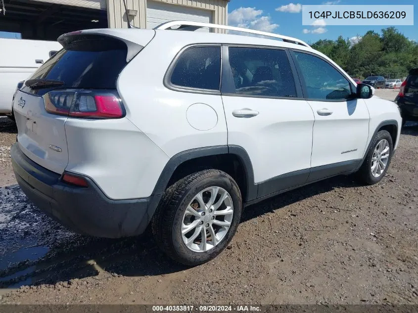 2020 Jeep Cherokee Latitude Fwd VIN: 1C4PJLCB5LD636209 Lot: 40353817