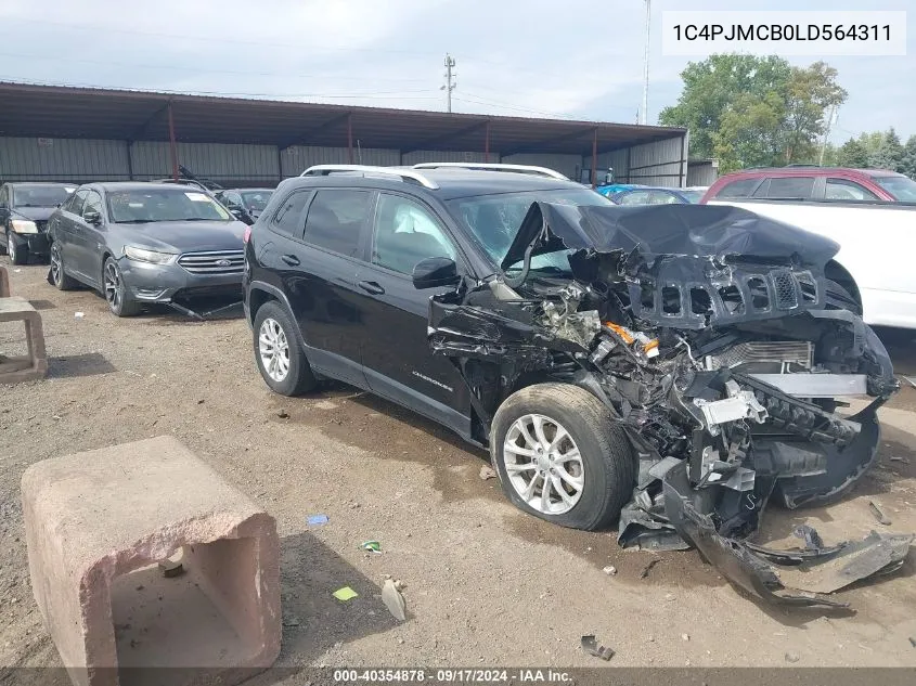 2020 Jeep Cherokee Latitude 4X4 VIN: 1C4PJMCB0LD564311 Lot: 40354878