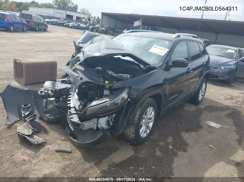 1C4PJMCB0LD564311 2020 Jeep Cherokee Latitude 4X4