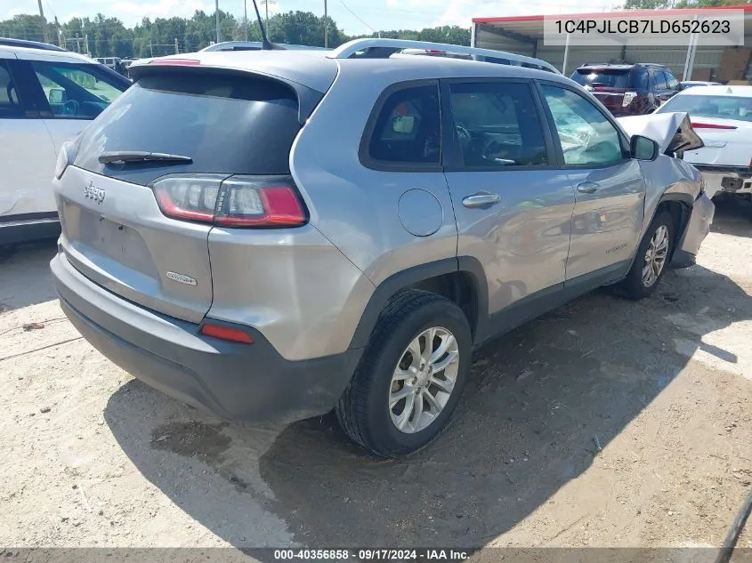 1C4PJLCB7LD652623 2020 Jeep Cherokee Latitude Fwd