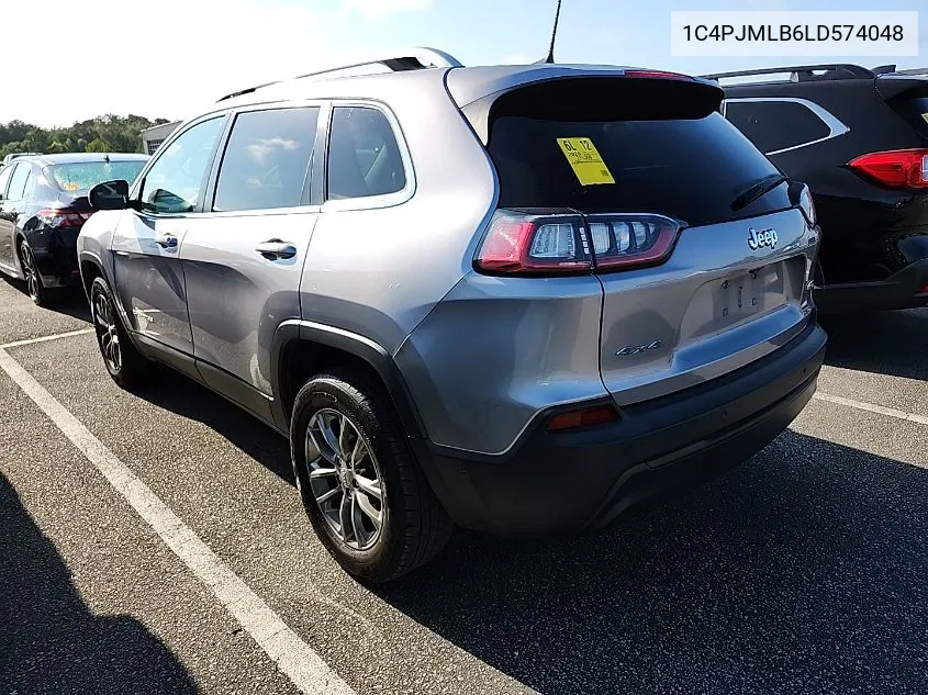 2020 Jeep Cherokee Latitude Plus 4X4 VIN: 1C4PJMLB6LD574048 Lot: 40364630