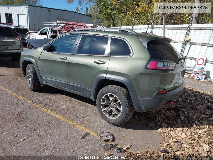 2020 Jeep Cherokee Trailhawk 4X4 VIN: 1C4PJMBX9LD583825 Lot: 40375810