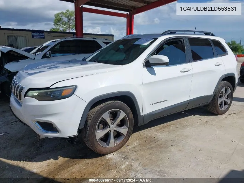 1C4PJLDB2LD553531 2020 Jeep Cherokee Limited Fwd