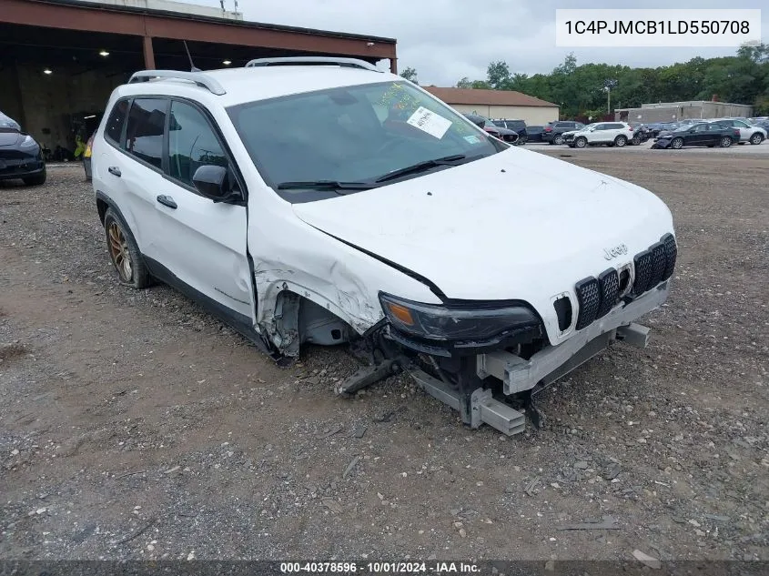 2020 Jeep Cherokee Latitude VIN: 1C4PJMCB1LD550708 Lot: 40378596