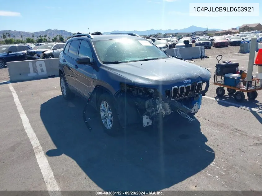 1C4PJLCB9LD653921 2020 Jeep Cherokee Latitude Fwd