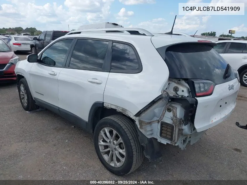 2020 Jeep Cherokee Latitude Fwd VIN: 1C4PJLCB7LD541909 Lot: 40396882