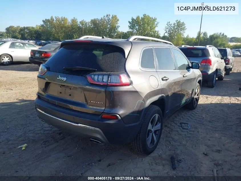 1C4PJMDX5LD621273 2020 Jeep Cherokee Limited