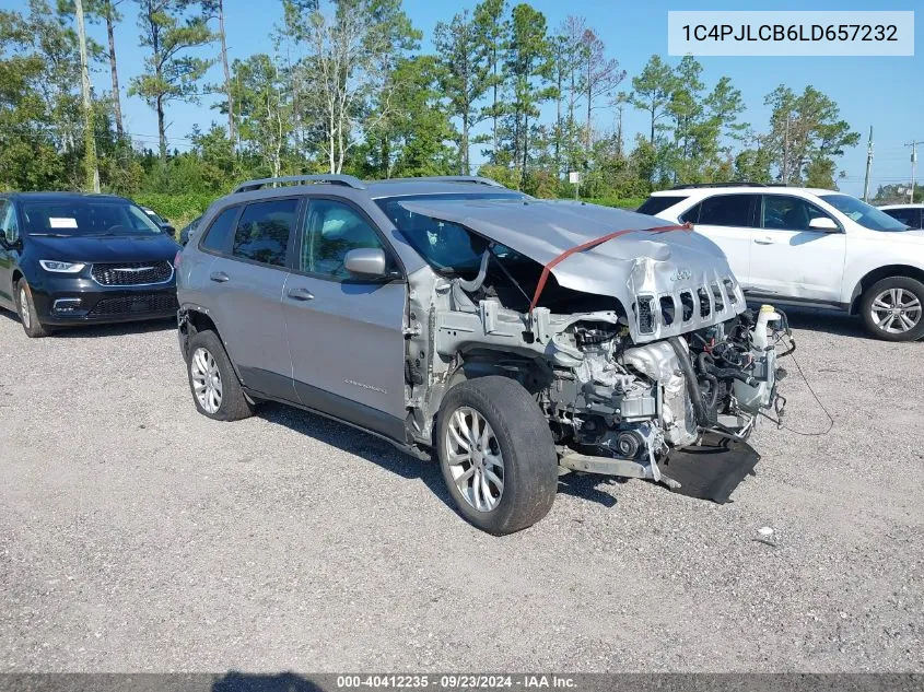 2020 Jeep Cherokee Latitude Fwd VIN: 1C4PJLCB6LD657232 Lot: 40412235