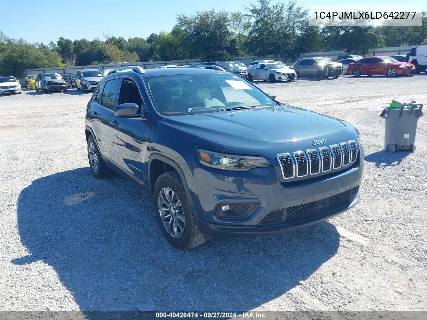 2020 Jeep Cherokee Latitude Lux 4X4 VIN: 1C4PJMLX6LD642277 Lot: 40426474