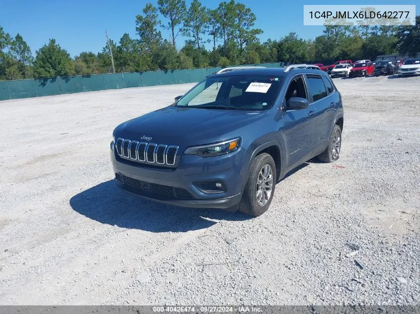 2020 Jeep Cherokee Latitude Lux 4X4 VIN: 1C4PJMLX6LD642277 Lot: 40426474