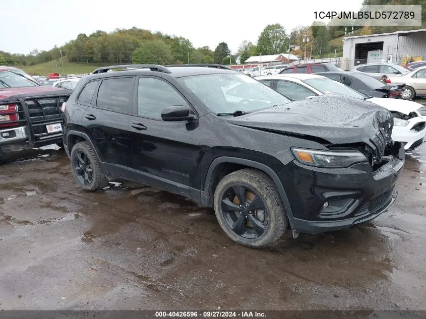 2020 Jeep Cherokee Altitude 4X4 VIN: 1C4PJMLB5LD572789 Lot: 40426596