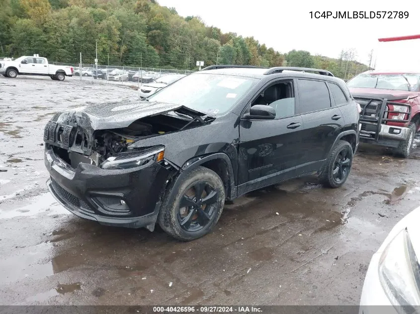 2020 Jeep Cherokee Altitude 4X4 VIN: 1C4PJMLB5LD572789 Lot: 40426596